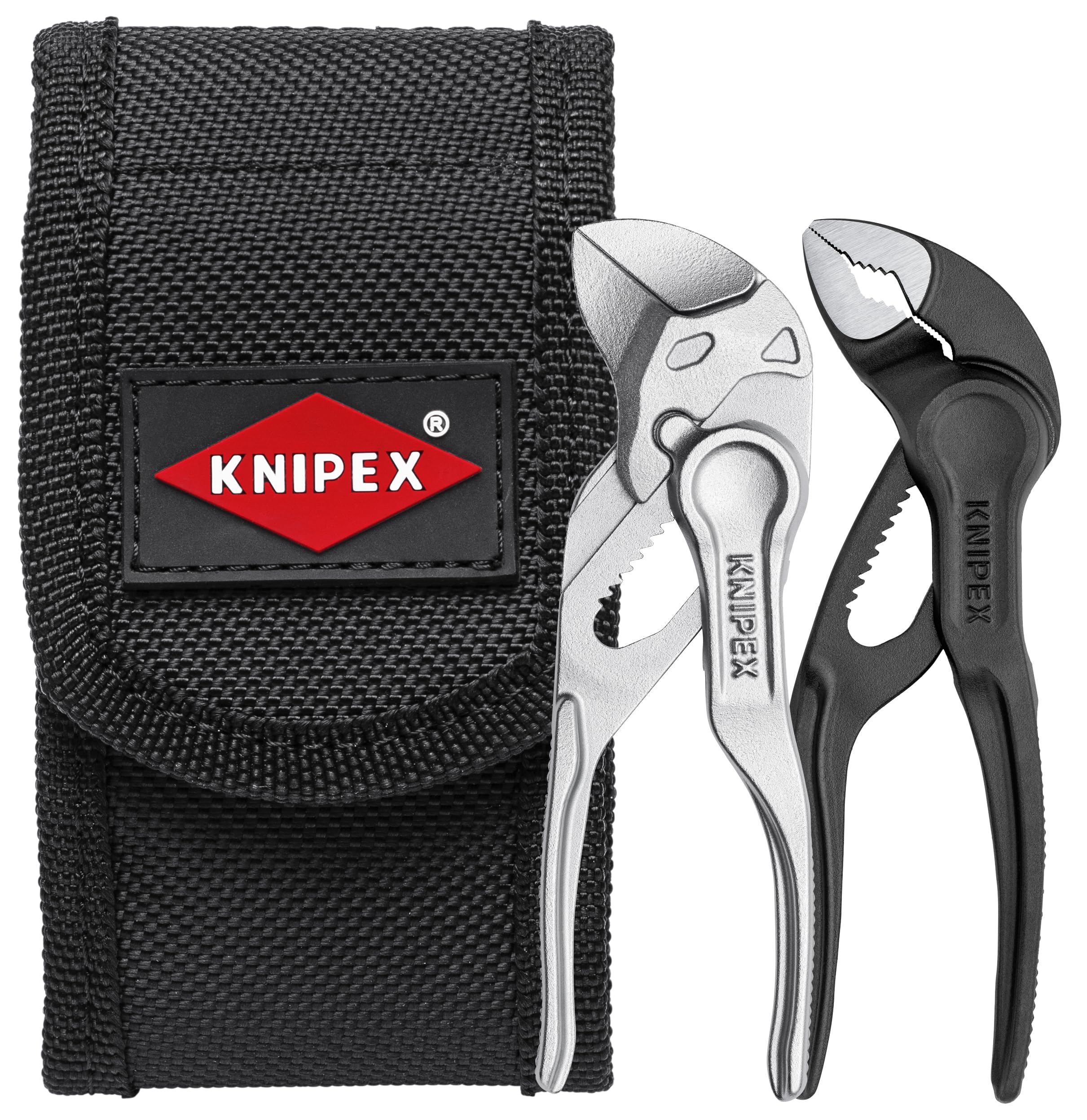 Knipex Tools 00 20 72 V04 XS 2 Pc Mini Pliers Set XS in Belt Pouch
