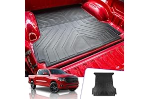 Rongtaod Truck Bed Mat Compatible with 2019-2024 Dodge Ram 1500 Truck Bed Mat 5.7 Ft All Weather Truck Bed Liner Short Bed Liner 2023 Ram 1500 Accessories