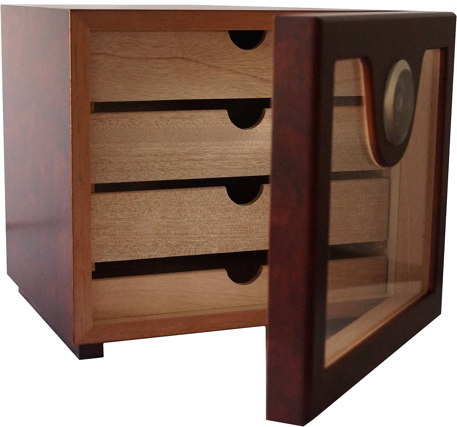 GERMANUS Cigar Humidor Cabinet Base (Brown) - Image 4