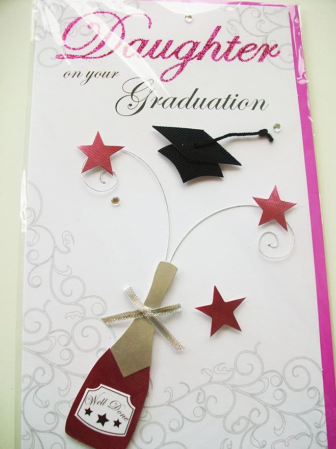 " Daughter On Your Graduation " Handmade Graduation Card JGS318