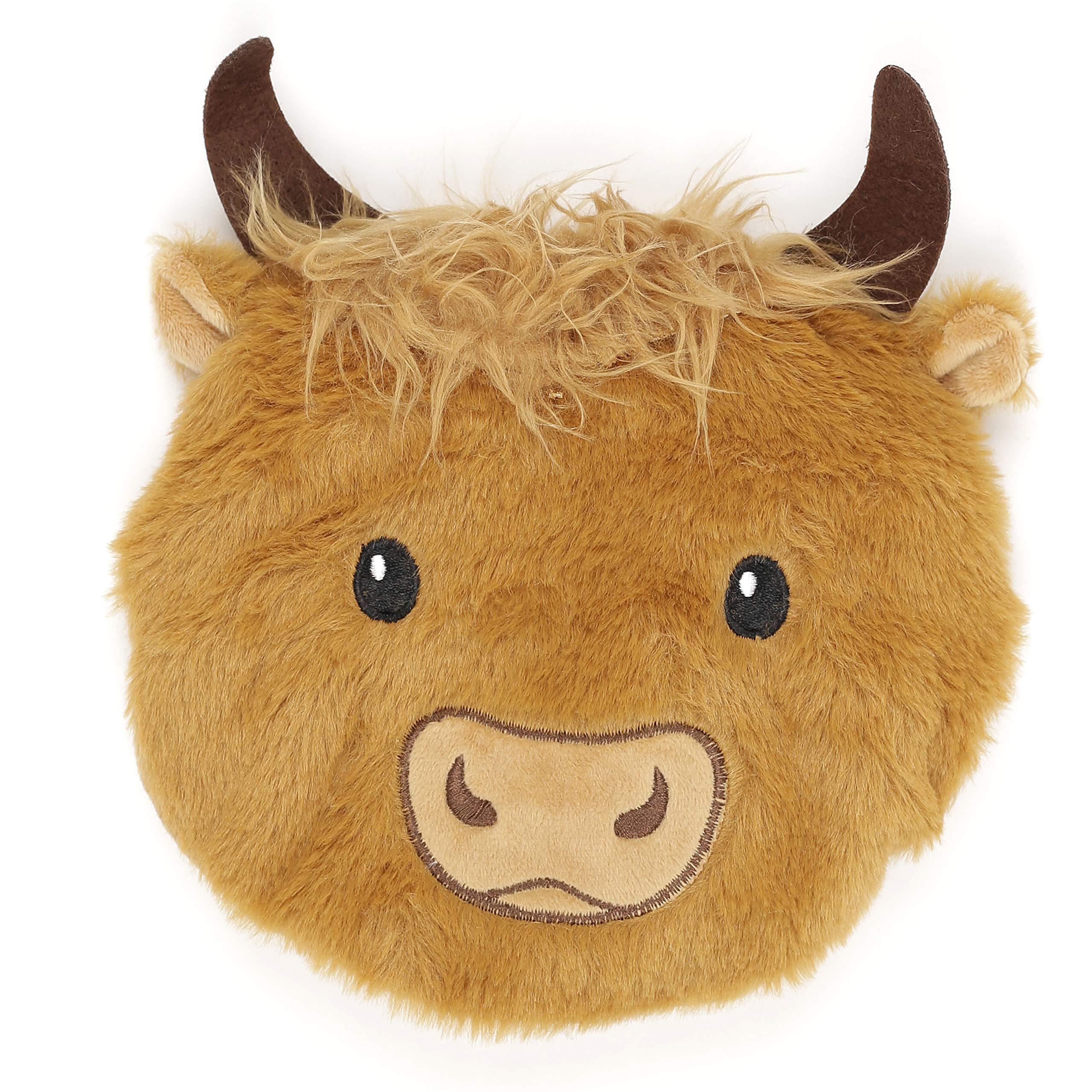 Puckator Warm73 Hot Water Bottle Polyester Outer/Inner 100% Cotton with Wheat and Lavender Filling Multi-Coloured Unique