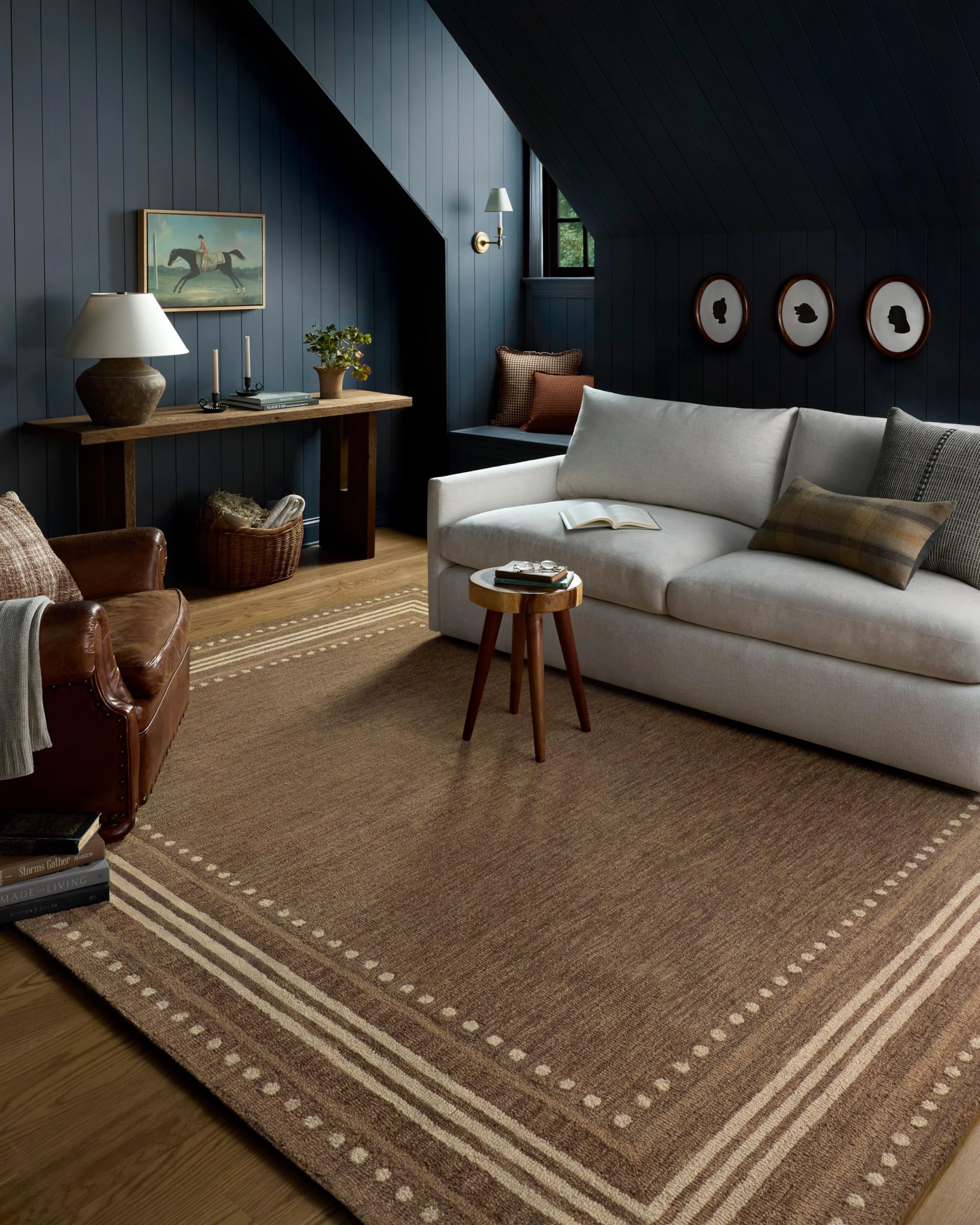 Photo 1 of **SIMILAR**
Loloi Chris Loves Julia Alfie Collection ALF-02 Bark/Natural 2'-3" x 3'-9" Accent Rug Wool Neutral Living Bedroom Dining Carpet