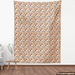 Ambesonne Race Car Fabric by The Yard, Pattern of