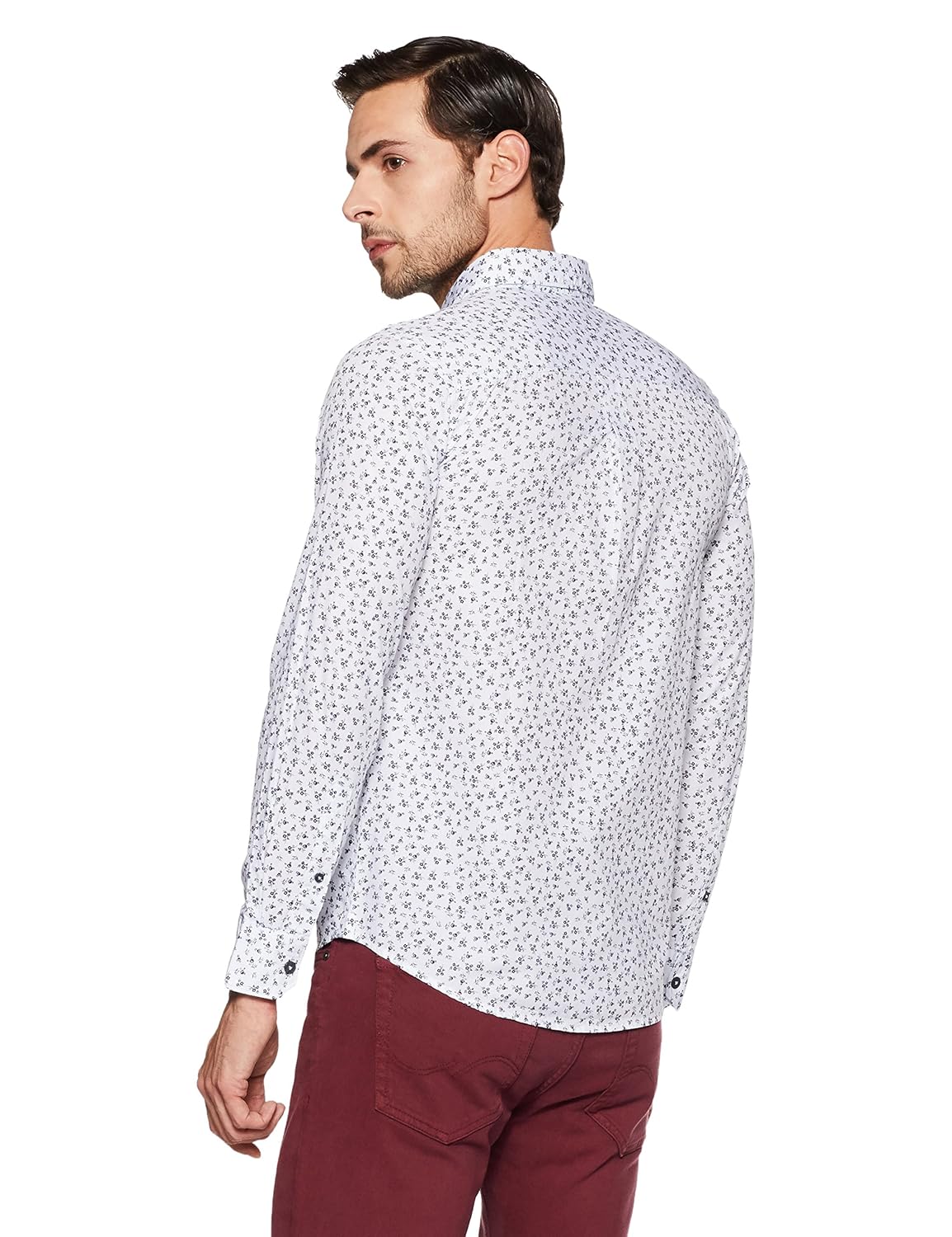 symbol amazon brand men's regular fit casual shirt