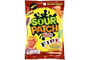 SOUR PATCH KIDS Candy, Fire Flavor, 1 Bag (7.2 oz.)