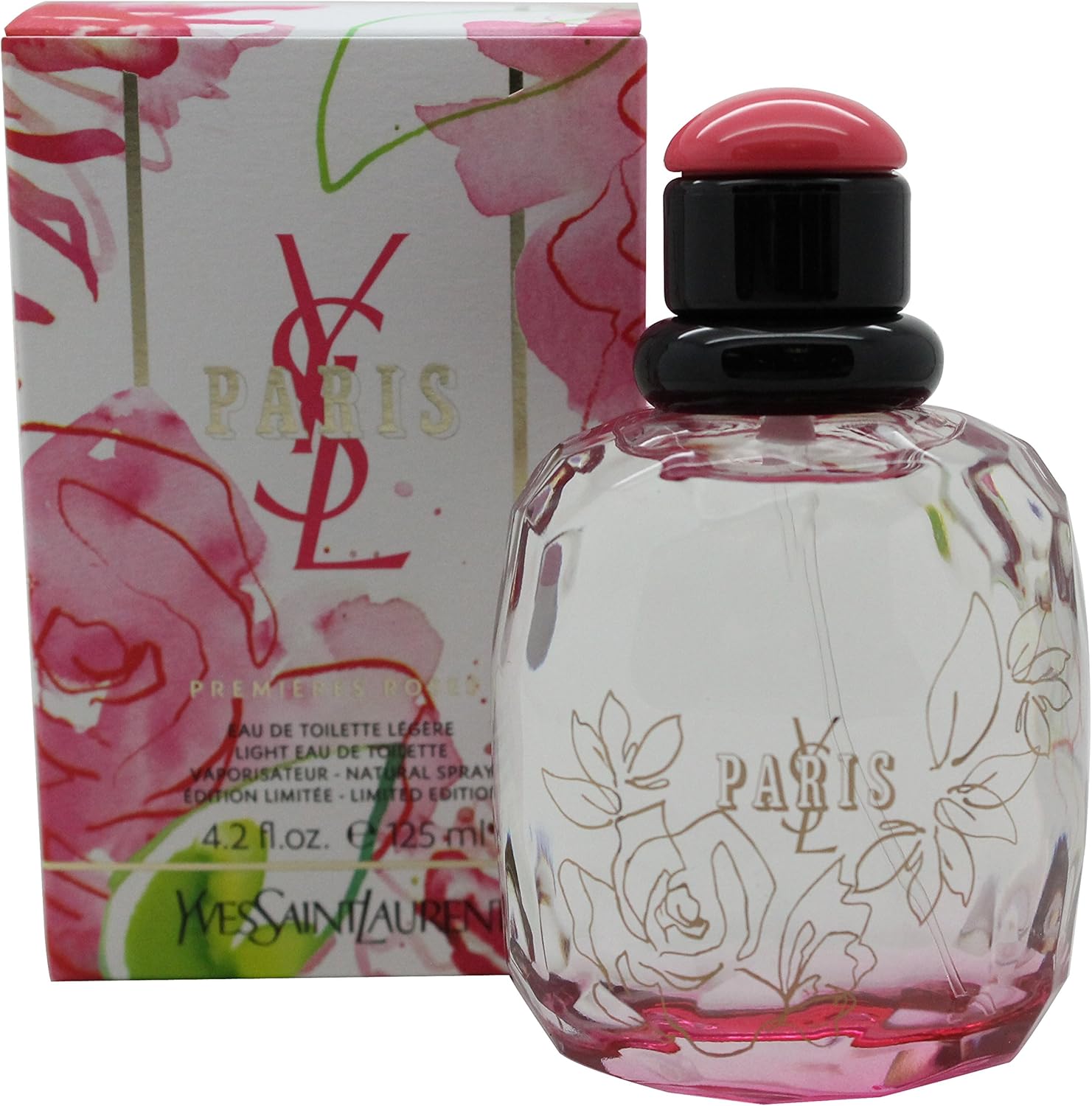 Paris Premieres Roses by Yves Saint Laurent Eau de Toilette Spray 125ml