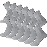 Cotton Diabetic Neuropathy Quarter Socks, Non-Binding Ankle Socks, Multipack