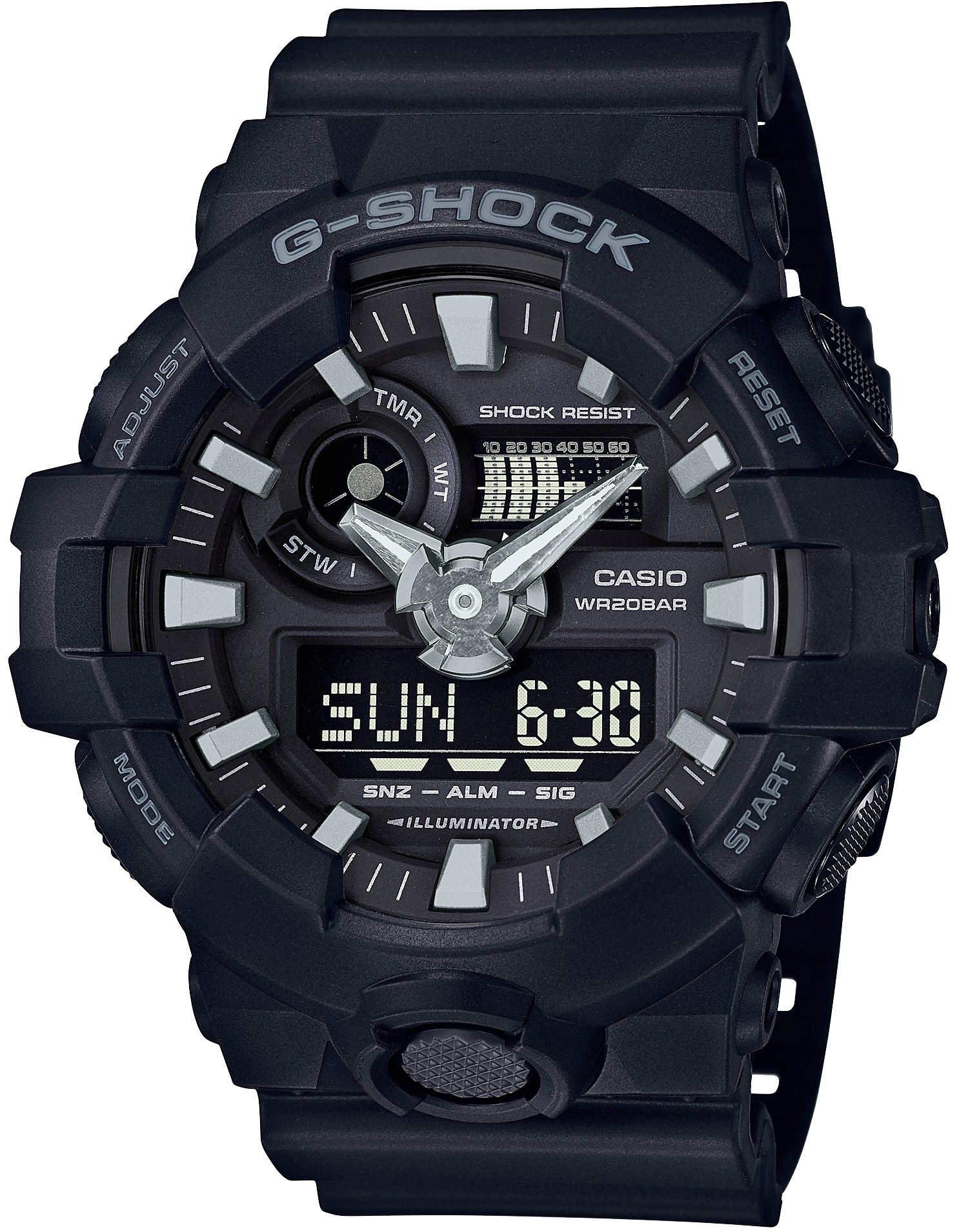 G-SHOCK(ジーショック) Casio G-SHOCK GA-700 Series Wristwatch, Black
