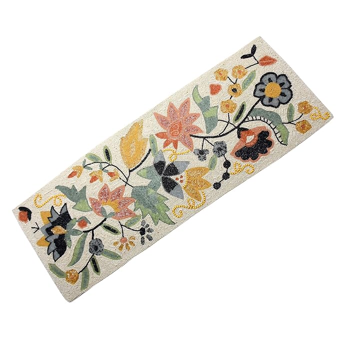 Buy Beautiful Beaded Table Runner Beads and Craftsmanship Pack of 1