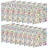 1470 Letter Stickers 15 Sheets Alphabet Stickers
