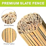 TradeXone Natural Bamboo Fence Screening 1m x 4m Garden Privacy view 7
