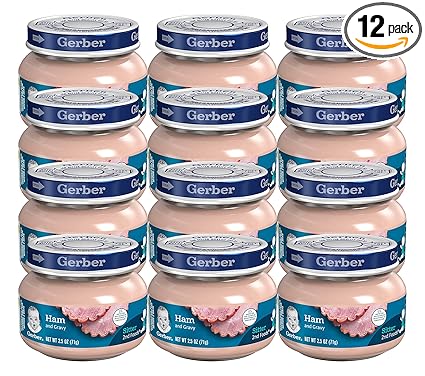gerber ham and gravy baby food