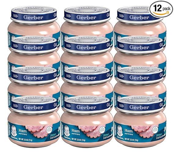 gerber 2nd foods ham & ham gravy
