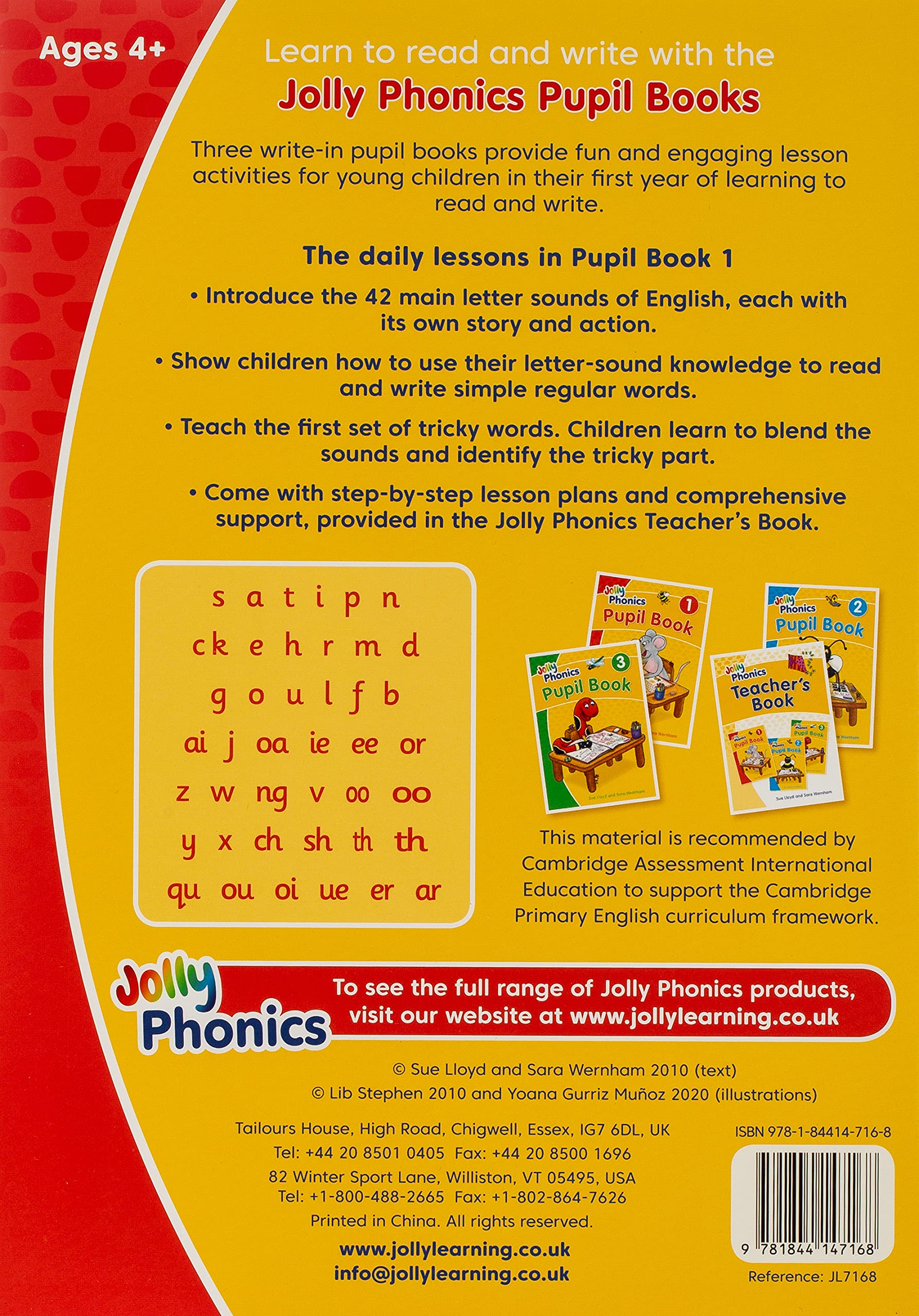 Mua Jolly Phonics Pupil Book 1: in Precursive Letters (British English ...