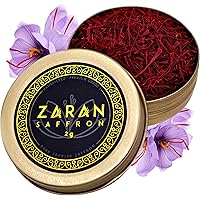 Zaran Saffron, Superior Saffron Threads (Coupe) Premium grade Saffron Spice for Paella, Risotto, Tea's, and all Culinary…