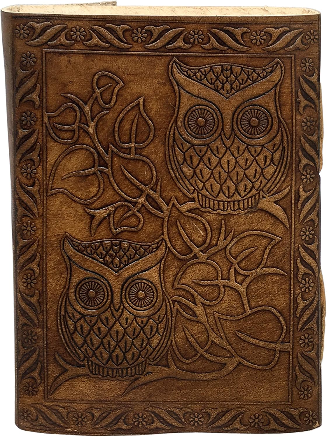 Owl Journal, Vintage Brown, 7 x 5 Inch - Image 5