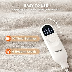 Bedsure Electric Blanket Twin - Soft Flannel Heated