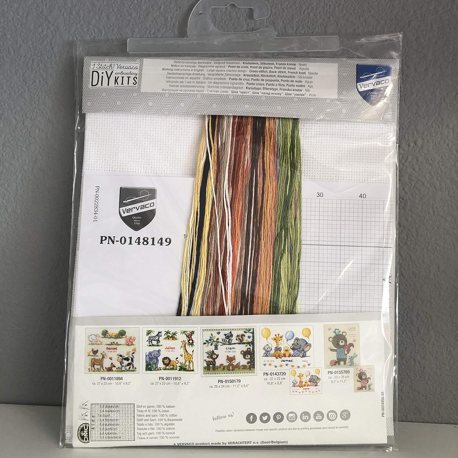 Vervaco Counted Cross Stitch at TH Farm, Multi, One Size - Image 3
