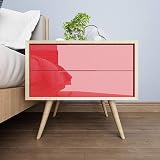 Hode Red High Gloss Vinyl Wrap Furniture Self Adhesive 30cmx3m Glitter view 5