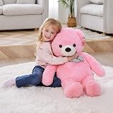 IKASA Giant Teddy Bear 78cm Pink Soft Toy Plush Gift EN71 ASTM view 2