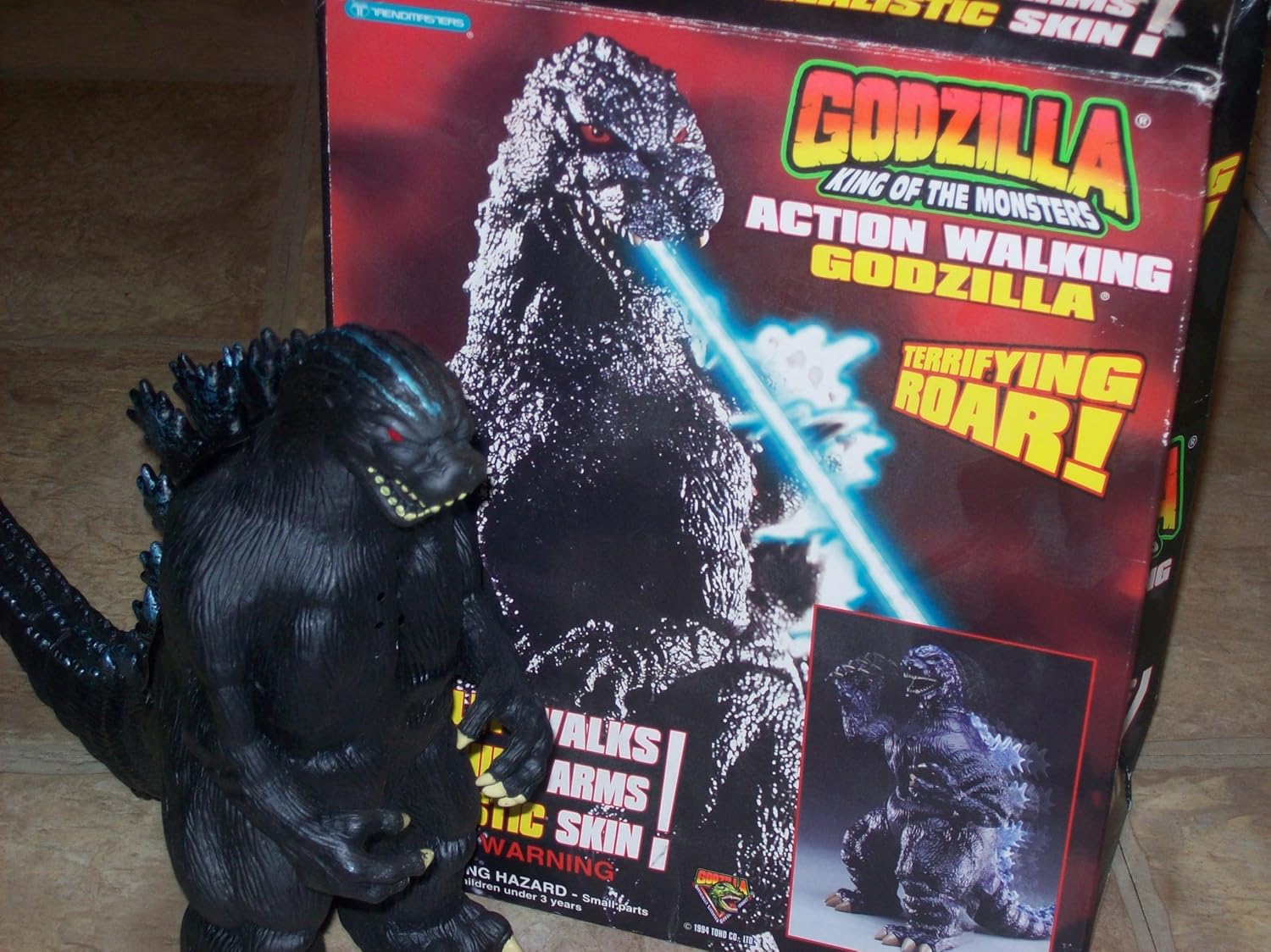 walking godzilla toy