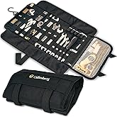 ODINSBERG Motorcycle Tool Roll Bag Tools NOT Included - Small Tool Bag Wrench Roll Up Tool Bag Organizer Pouch Wrap Motorcycl
