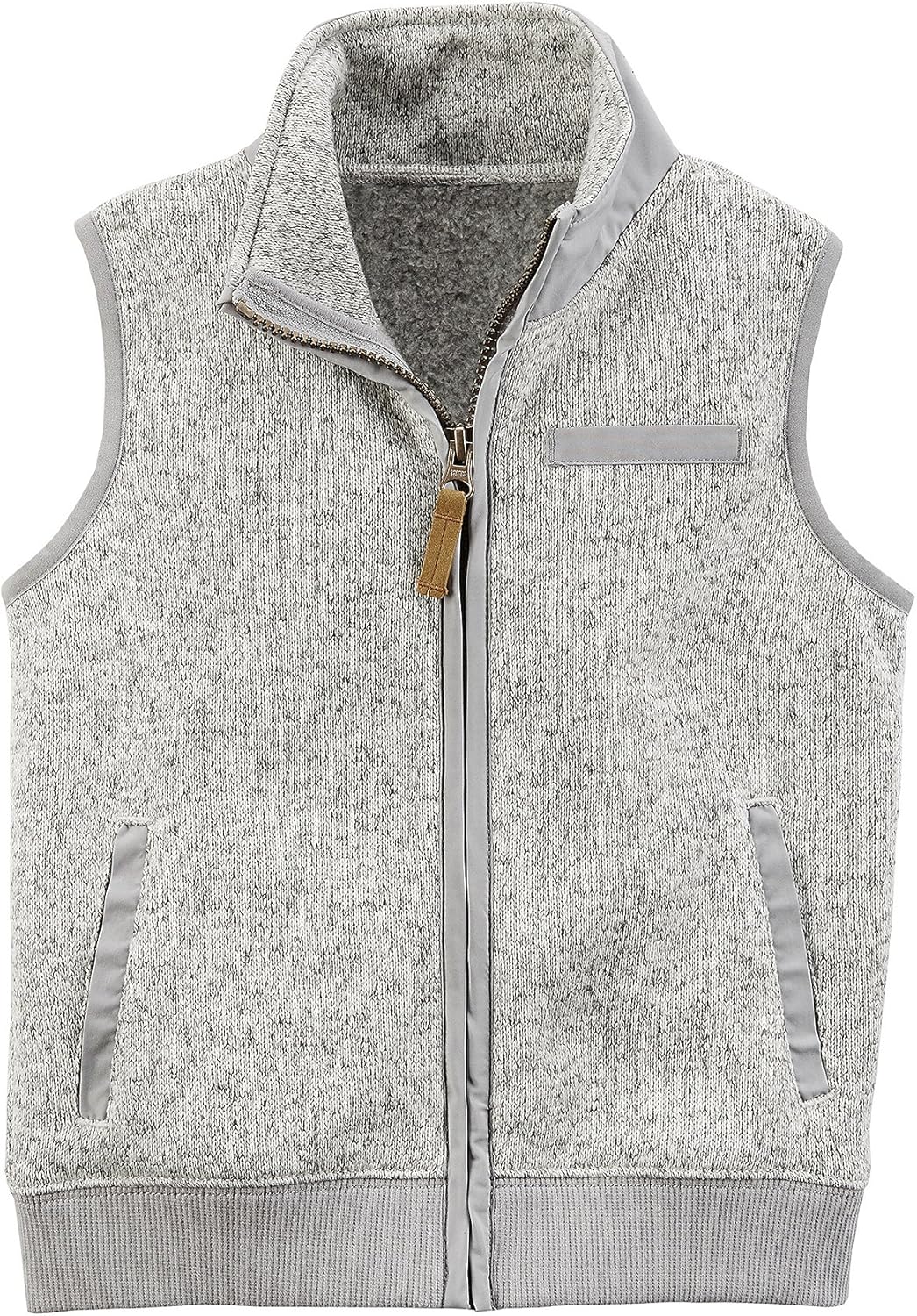 boys zip up vest