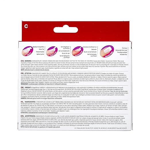 Amazon Com Kiss Brush On Gel Nail Kit 3 Pack Beauty