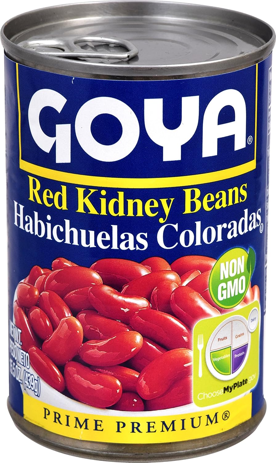 Goya Foods Red Kidney Beans, 15.5-Ounce (Pack of 24)