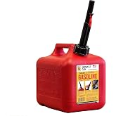 Midwest Can 2310 Safe-Flo Auto Shut Off 2 Gallon Gas Can &ndash; Durable Fuel Container with FlameShield Safety System &amp; Quick-Flow Spout - Red - 1 Pack
