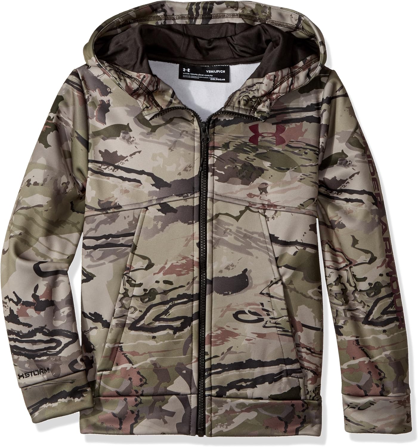 under armour camo hoodie for youth