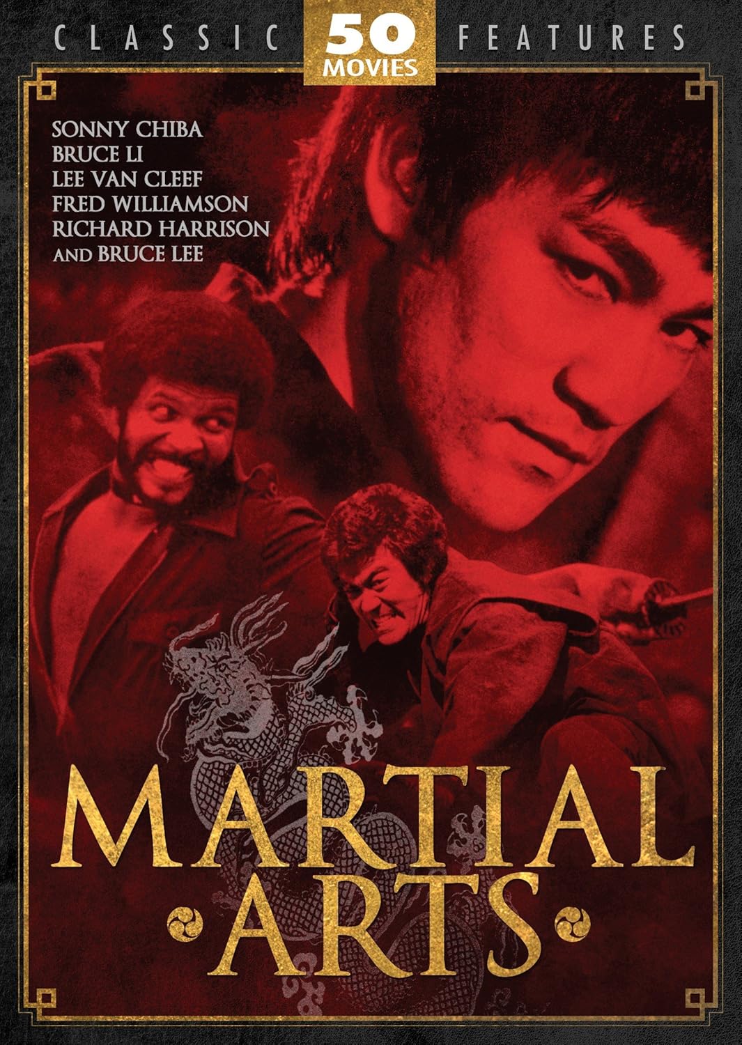 Martial Arts 50 Movie Pack: Black Cobra - The Black Godfather - The Master - The Real Bruce Lee - The Street Fighter - TNT Jackson - Ninja Death - Heroes of Shaolin + 42 more!