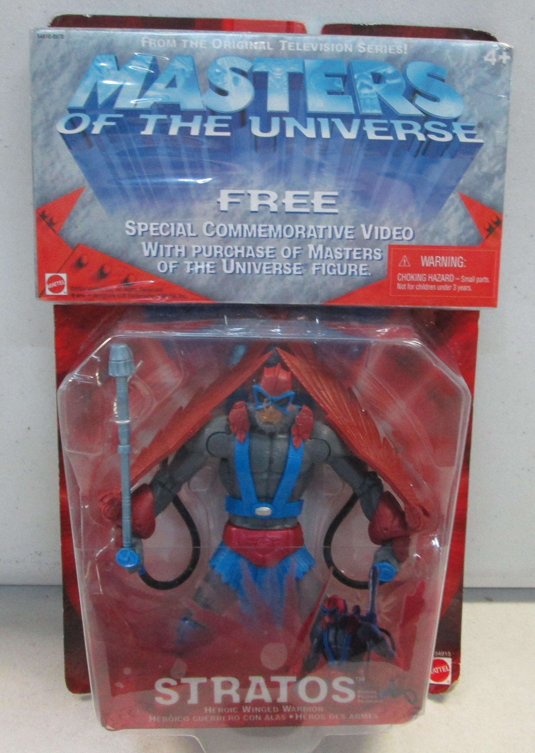 2001 Masters of the Universe Stratos Action Figure (includes special commemorative video)