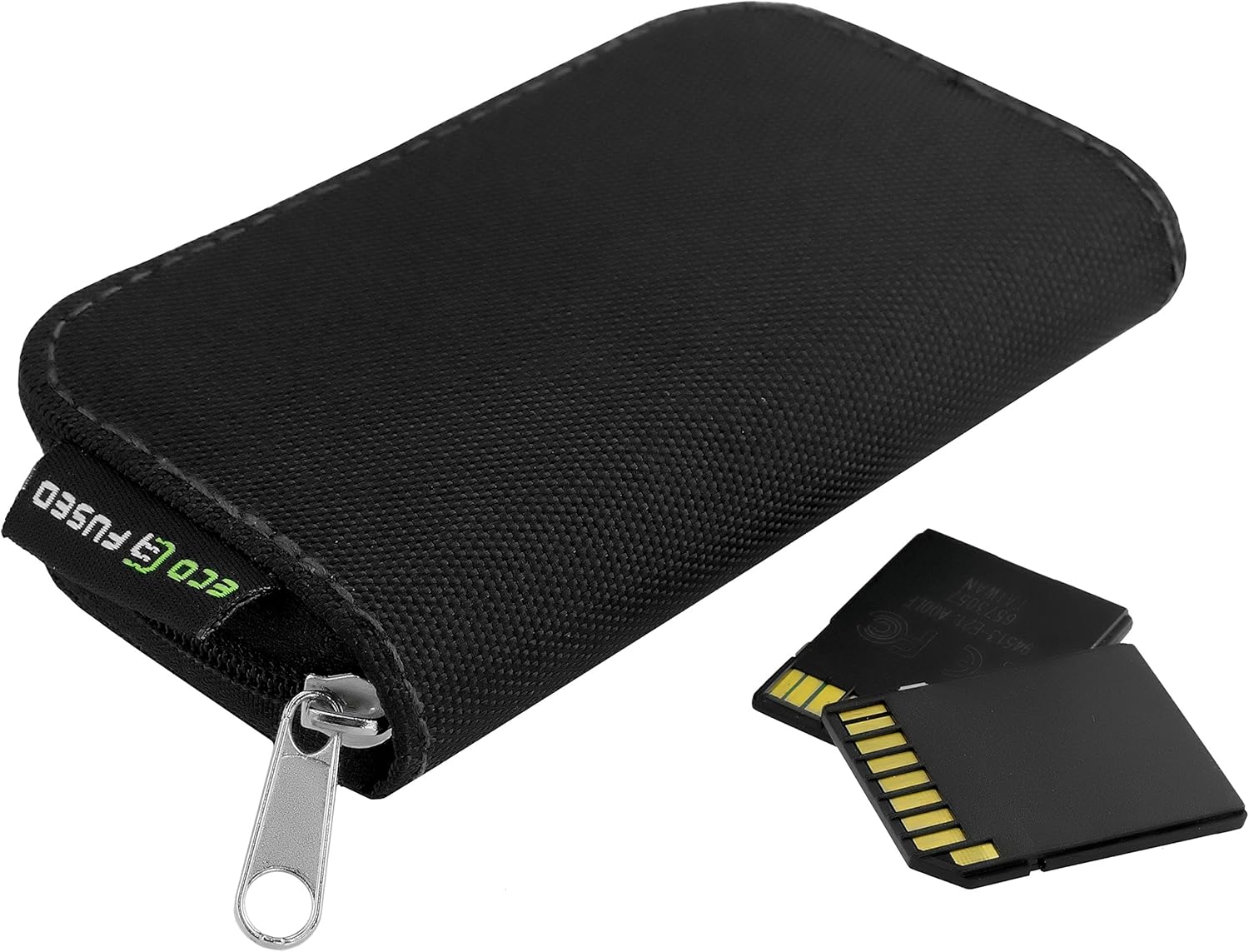Eco-Fused Memory Card Carrying Case, Suitable for SDHC and SD Cards, 8 Pages and 22 Slots, Microfiber Cleaning Cloth Included - Image 4