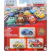 Disney Cars Mini Racers 3pack Radiator Springs Race & Rescue
