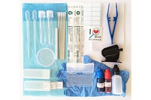 Rs' Science All-in-One Microscope Slide Preparation Kit, 40 Pieces