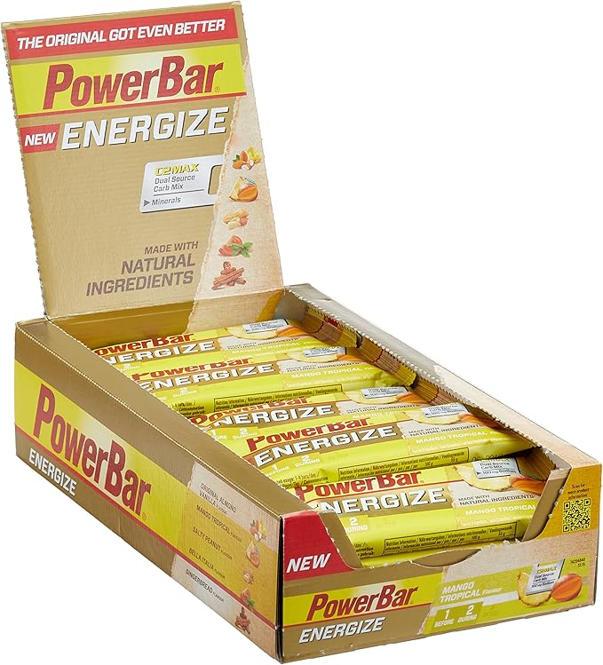 Powerbar Energize Bar, Sabor Mango Tropical 25 Barras Amazon.es