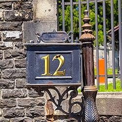 Jetec 10 Pcs House Numbers 3D Door Mailbox Numbers