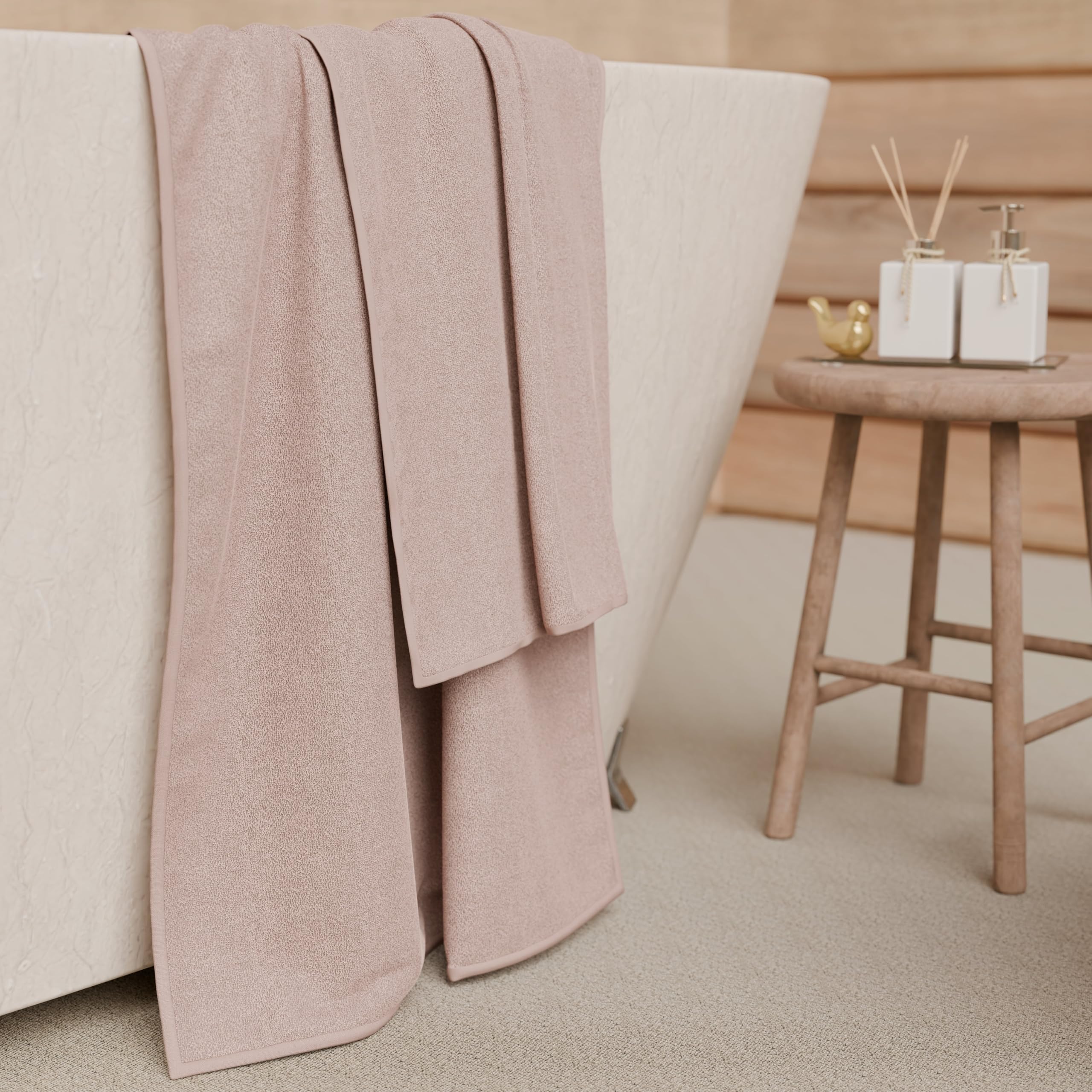 PETTI Artigiani Italiani - 100% Cotton Terry Bath Towels, 3+3 Towel Set, 6 Pieces 3 Face Towels and 3 Hand Towels, Powder Towels — image 1