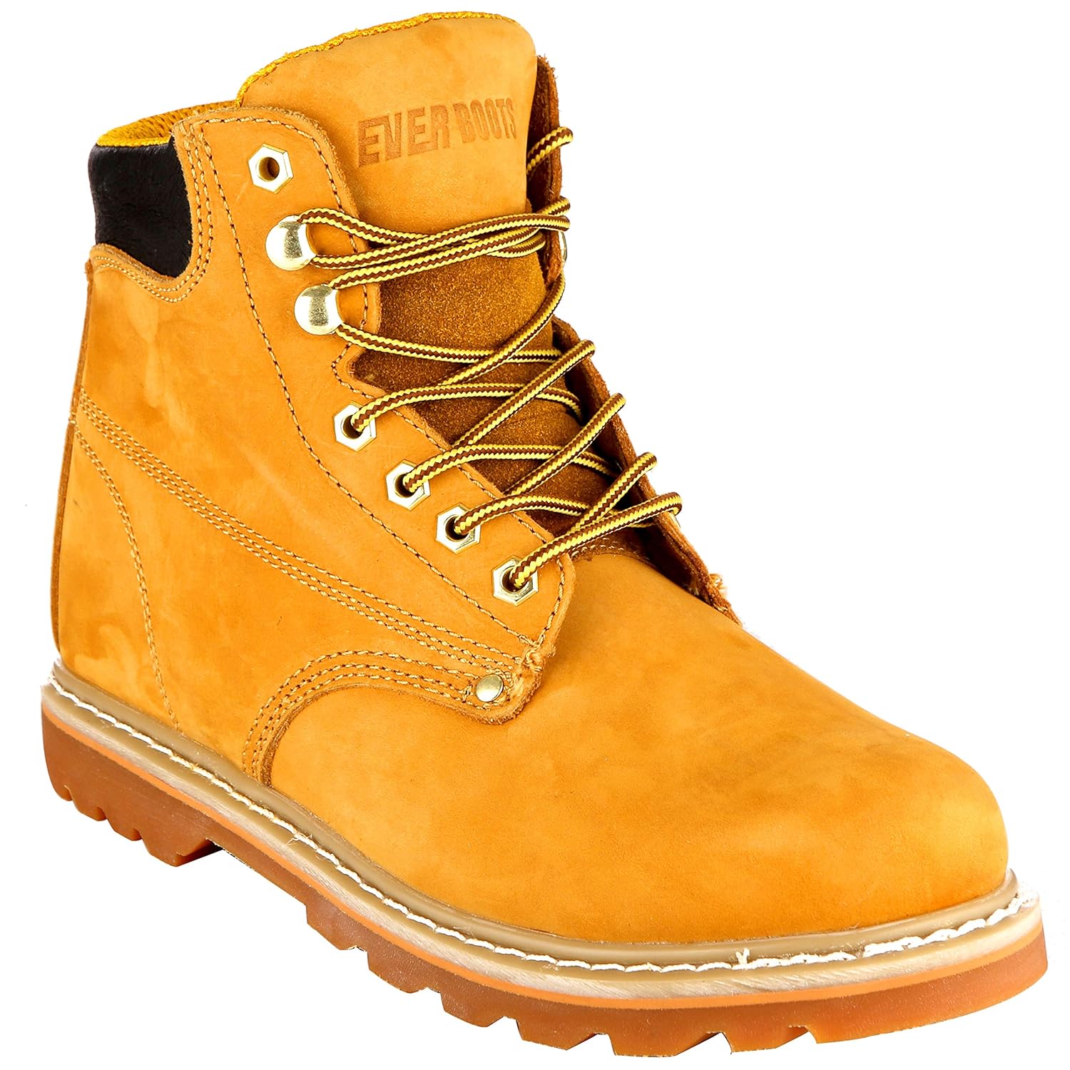 EVER BOOTS "Tank Men's Soft Toe Oil Full Grain Leather Insulated Work Boots Construction Rubber Sole