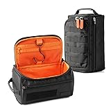 Fitdom Hanging Toiletry Bag Tactical Dopp Kit Case