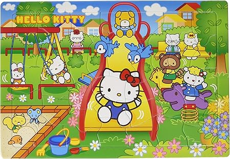 Amazon 40ピース 子供向けパズル ハローキティのこうえんだいすき チャイルドパズル ジグソーパズル おもちゃ
