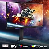 LG UltraGear 27GR93U 27 inch 4K UHD 144Hz 1ms IPS Gaming Monitor G-Sync FreeSync view 2