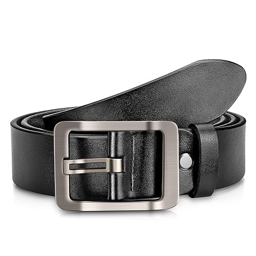 OVEYNERSIN Men Belt 100% Genuine Leather casual Dress Belts Big