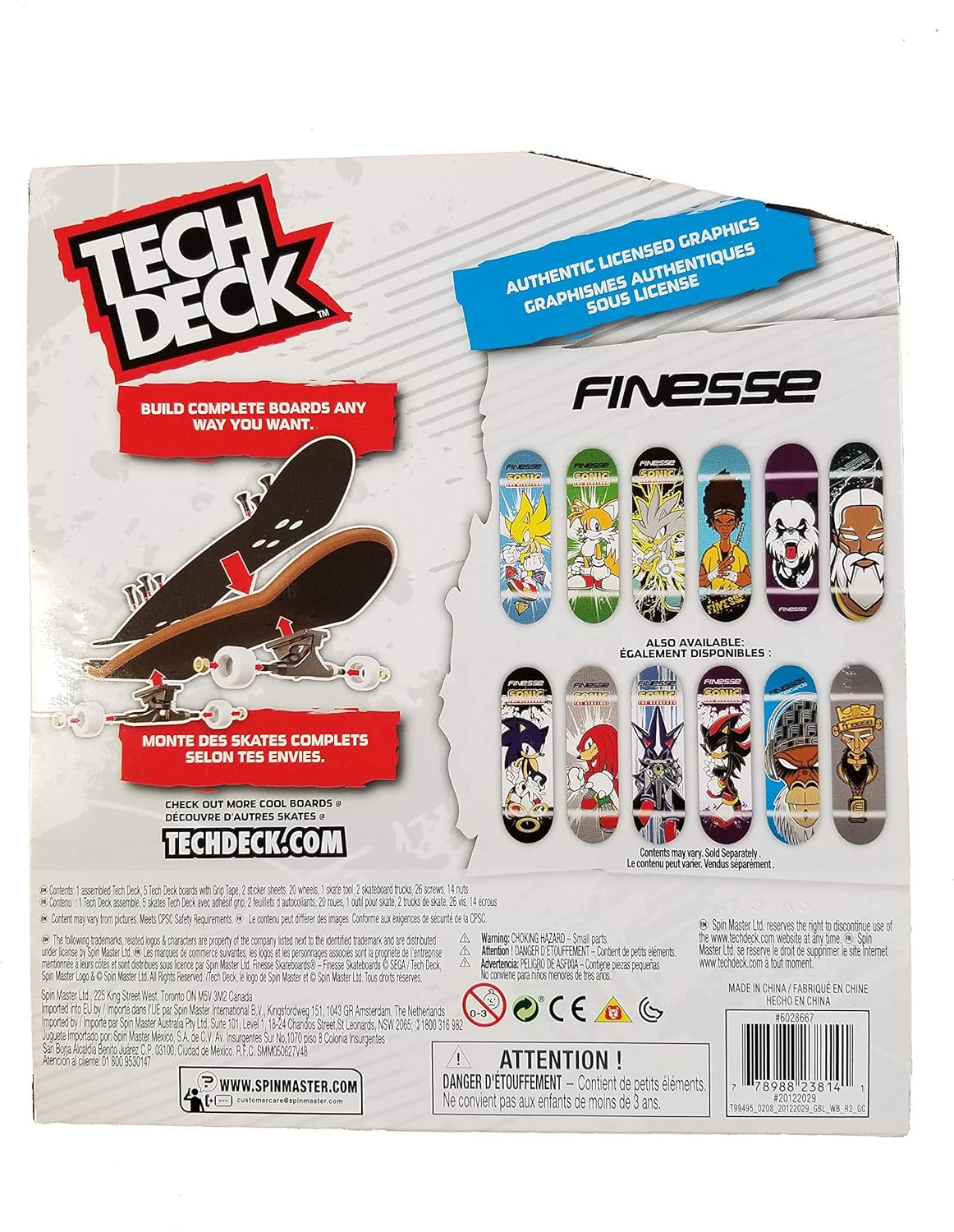 sonic tech deck