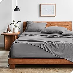 Bare Home Sandwashed King Sheet Set - Premium 1800