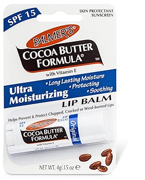 Palmer's Cocoa Butter Formula Lip Balm Original Tube, Green, 4 g