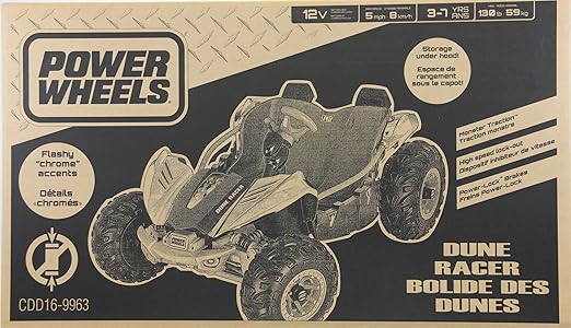 power wheels dune racer chrome