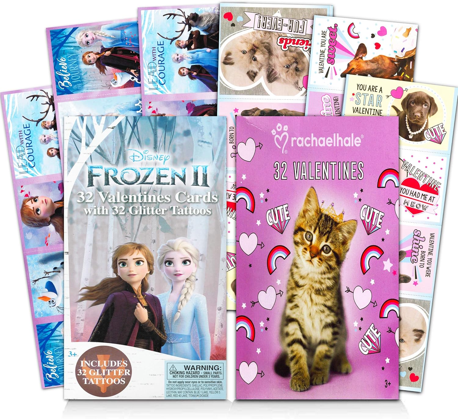 Amazon Co Jp バレンタインデー 教室交換ギフトバンドル 64バレンタインキッズボーイズガールズステッカー付き ディズニーアナと雪の女王 2 オラフツムツム ミッキーマウスフローズン 16デザイン 就学前保育園保育園 文房具 オフィス用品