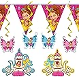 Unique Mulicolor Disney Fancy Nancy Decorating Kit (7 Pieces) - Unleash Your Inner Artist with an Exclusive, All-In-One Party Decor Set for Kids & Fans